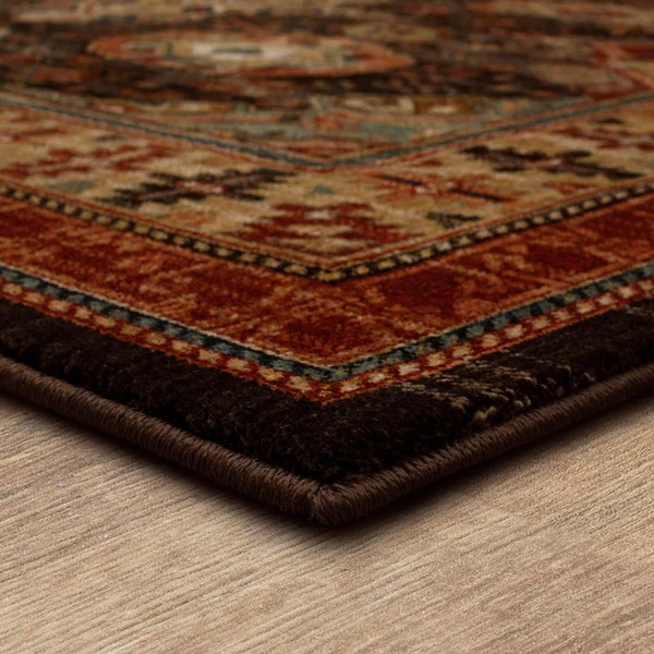 Traditional & Oriental Rugs Spice Market Charlemont Charcoal 92428/90097 Lt. Brown - Chocolate Machine Made Rug