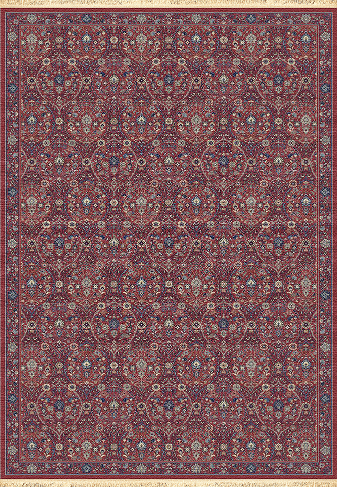 Traditional & Oriental Rugs Brilliant Rug 7278-300 Rug Red - Burgundy Machine Made Rug