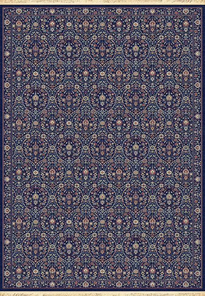 Traditional & Oriental Rugs Brilliant Rug 7278-500 Rug Medium Blue - Navy Machine Made Rug