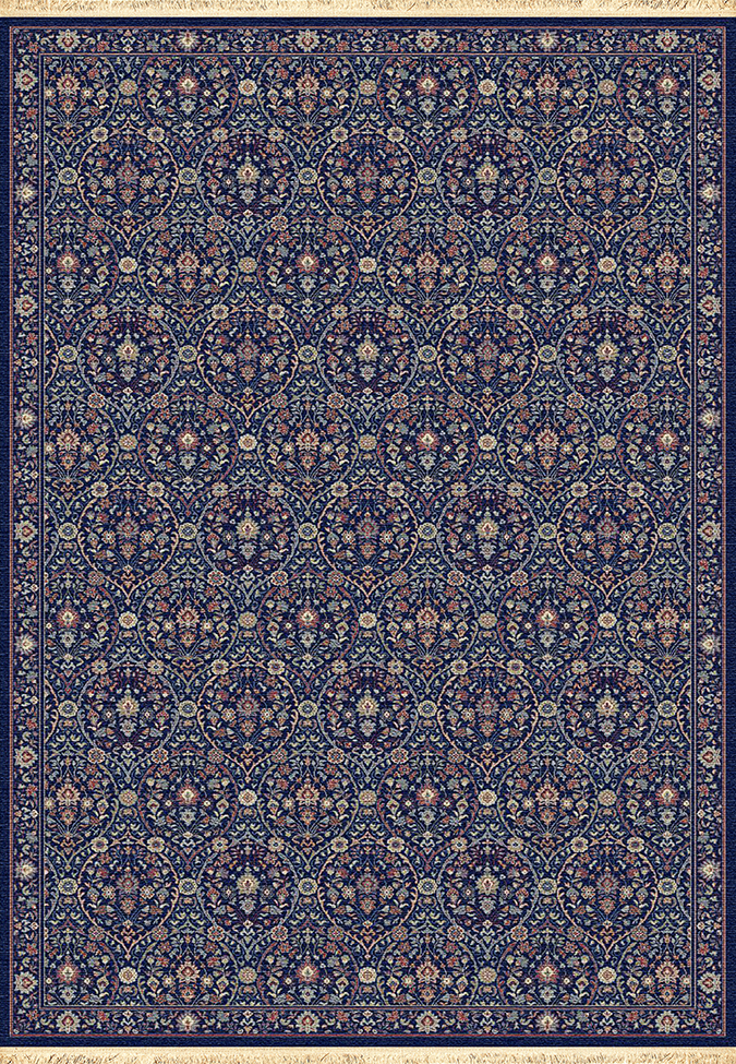 Traditional & Oriental Rugs Brilliant Rug 7278-500 Rug Medium Blue - Navy Machine Made Rug