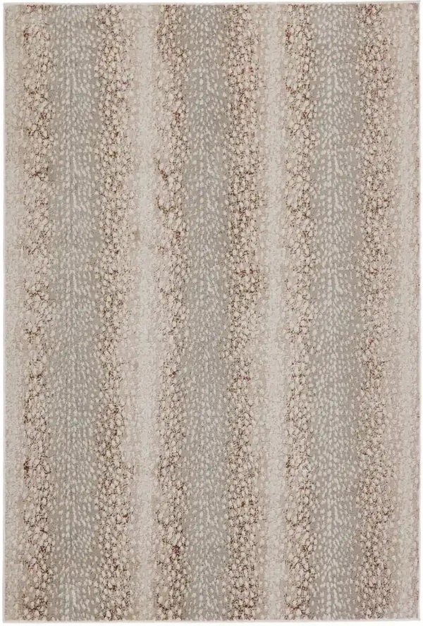 Contemporary & Transitional Rugs Catalyst CTY14 Lt. Gold - Gold & Ivory - Beige Machine Made Rug