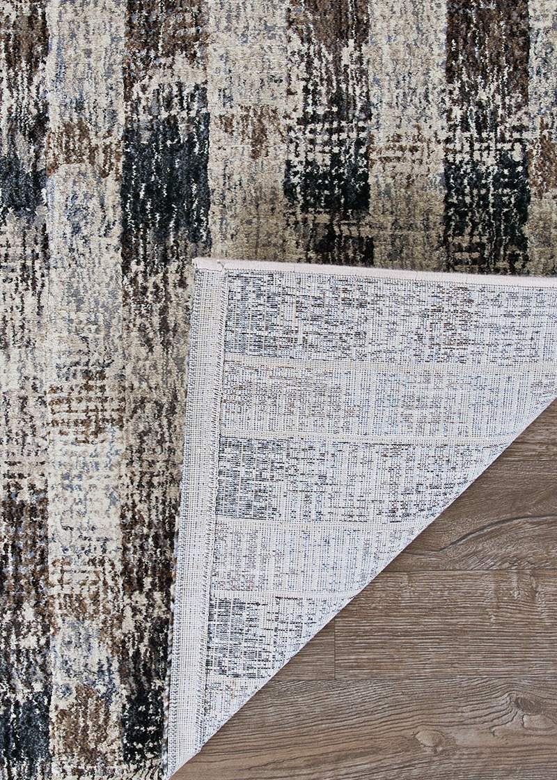 Contemporary Rugs & Transitional Rugs Easton Skyscraper  Bone-Naturals 6347/4343 Lt. Brown - Chocolate & Lt. Grey - Grey Machine Made Rug