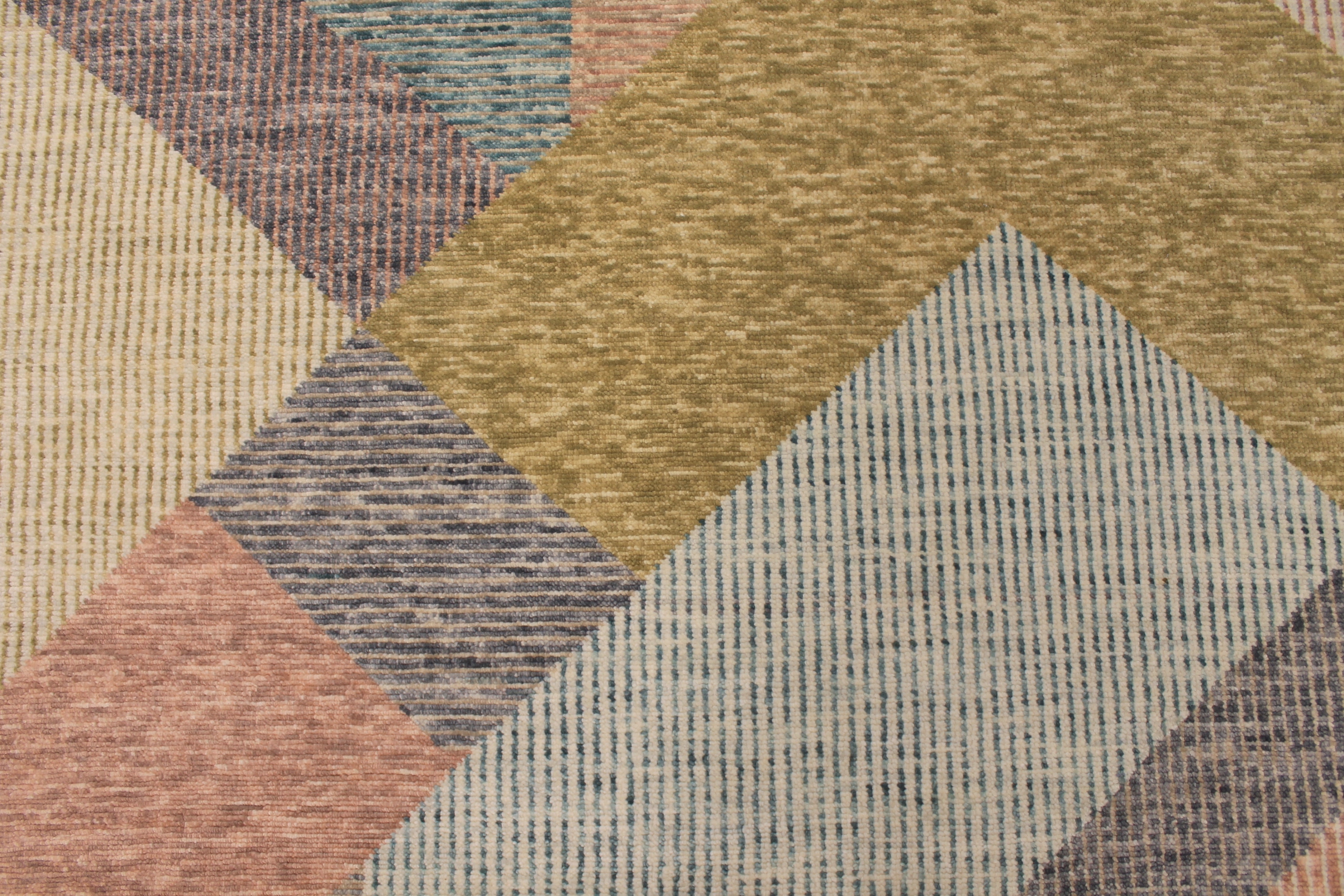 Contemporary & Transitional Rugs EDGE 027554 Multi Hand Knotted Rug