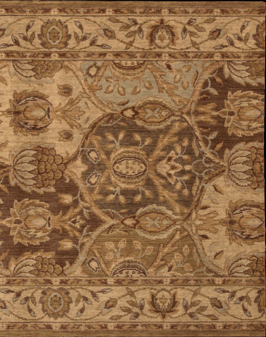 Hall & Stair Runner Rugs  GRAND PARTERRE PT04-GOLD Multi & Ivory - Beige Machine Made Rug