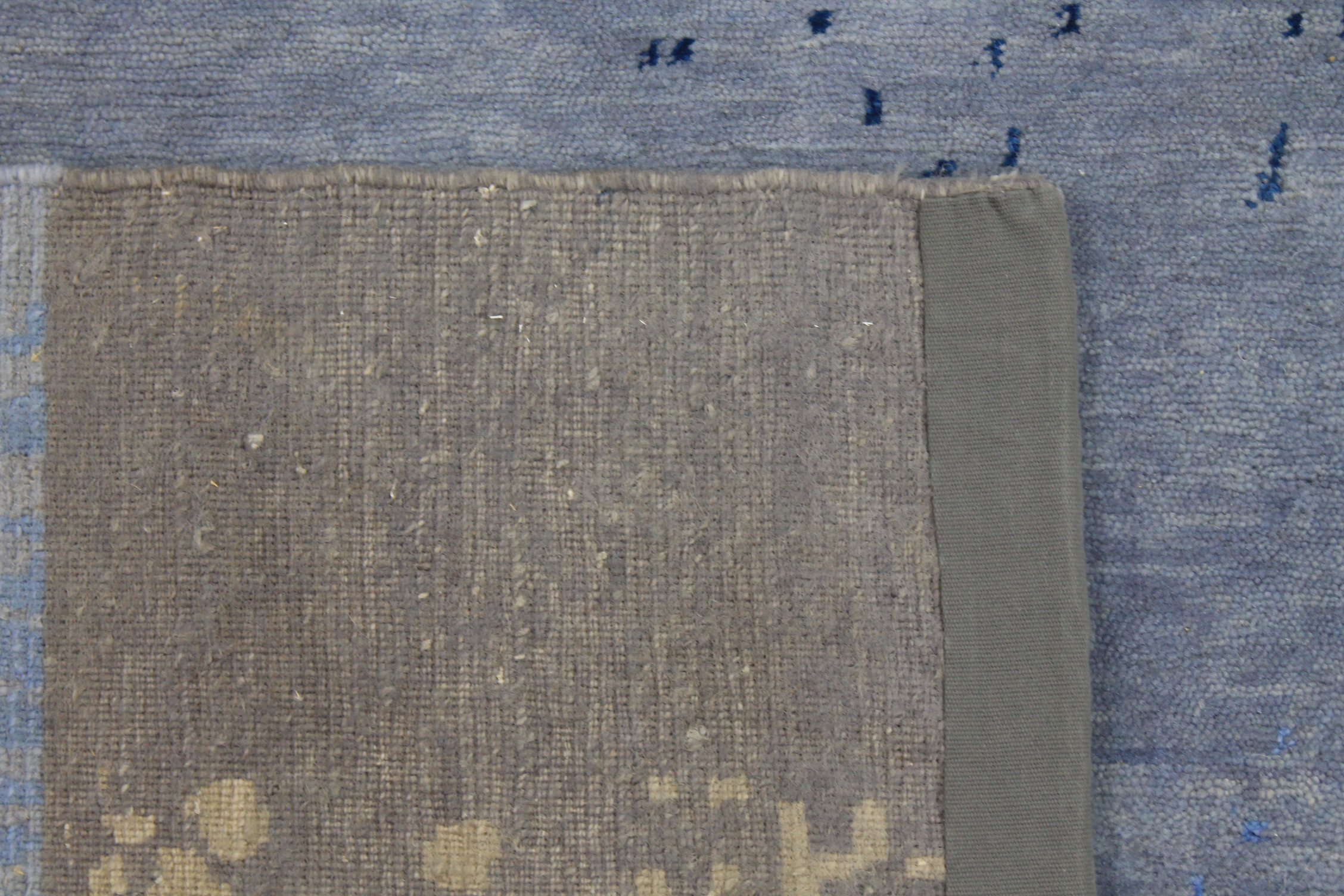 Contemporary Rugs & Transitional Rugs SPLASH 027478 Medium Blue - Navy & Lt. Blue - Blue Hand Knotted Rug