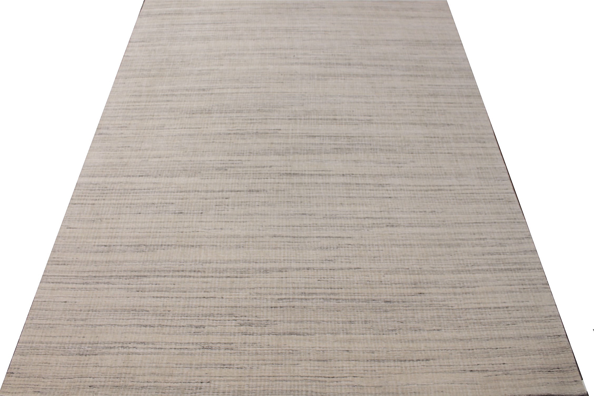 Contemporary Rugs & Transitional Rugs FINE LOOM 027467 Ivory - Beige & Lt. Grey - Grey Hand Loomed Rug