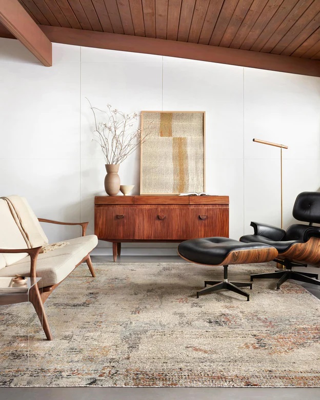 Contemporary Rugs & Transitional Rugs Axel AXE-06 Ivory - Beige & Multi Machine Made Rug