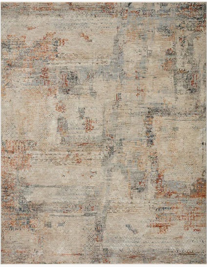 Contemporary & Transitional Rugs Axel AXE-06 Ivory - Beige & Multi Machine Made Rug