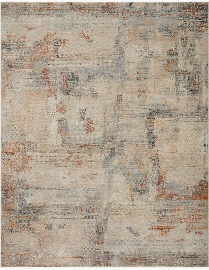 Contemporary Rugs & Transitional Rugs Axel AXE-06 Ivory - Beige & Multi Machine Made Rug