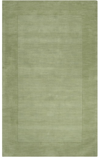 Casual Rugs & Solid Rugs Mystique M-310  Green Hand Loomed Rug