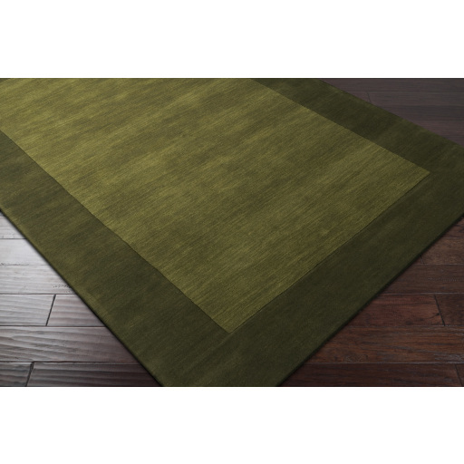 Casual Rugs & Solid Rugs Mystique M-315  Other & Green Hand Loomed Rug