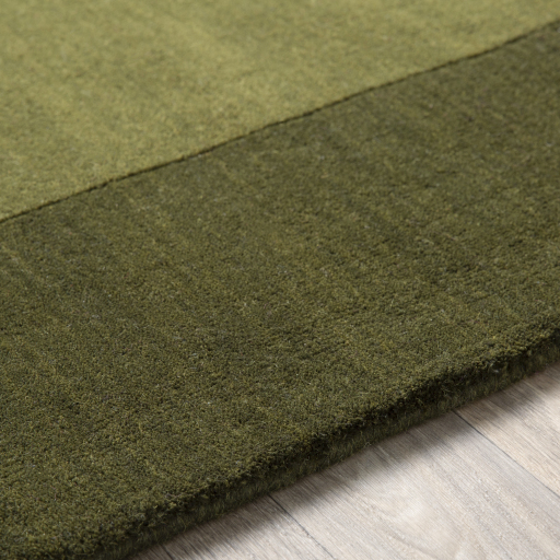 Casual Rugs & Solid Rugs Mystique M-315  Other & Green Hand Loomed Rug