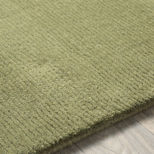 Casual Rugs & Solid Rugs Mystique M-329  Green Hand Loomed Rug