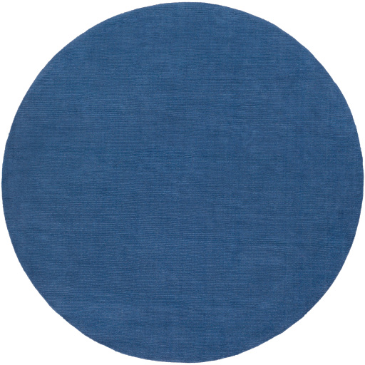 Casual Rugs & Solid Rugs Mystique M-330  Medium Blue - Navy Hand Loomed Rug