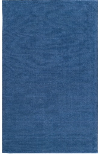 Casual Rugs & Solid Rugs Mystique M-330  Medium Blue - Navy Hand Loomed Rug