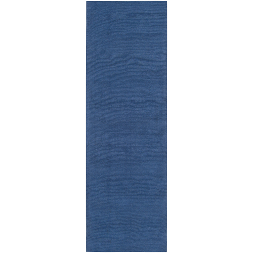 Contemporary & Modern Rugs Mystique M-330 (Sample only) Medium Blue - Navy Hand Loomed Rug