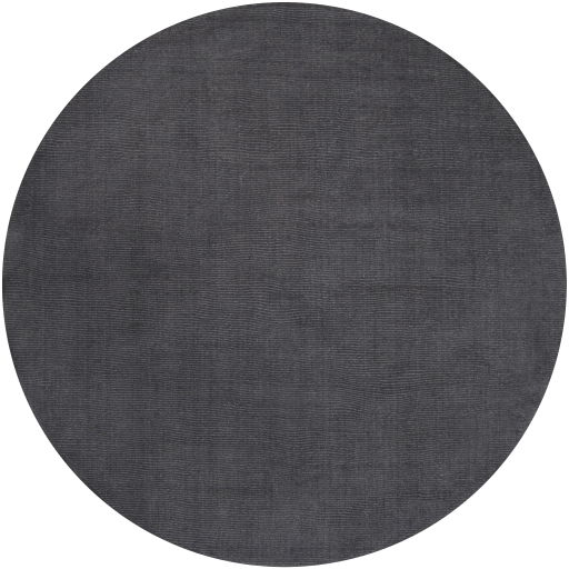 Casual Rugs & Solid Rugs Mystique M-341  Black - Charcoal Hand Loomed Rug