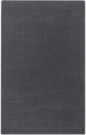 Casual Rugs & Solid Rugs Mystique M-341  Black - Charcoal Hand Loomed Rug