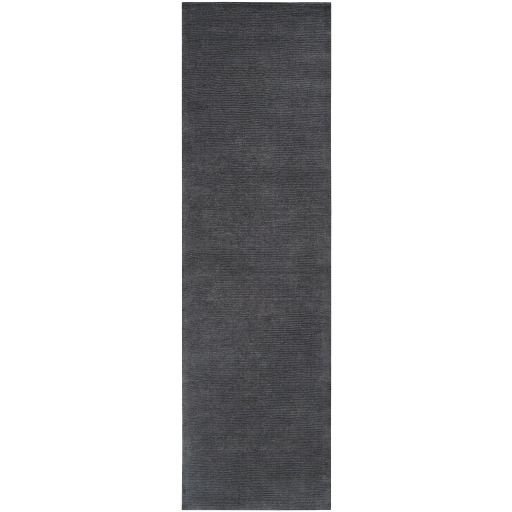 Casual & Solid Rugs Mystique M-341  Black - Charcoal Hand Loomed Rug