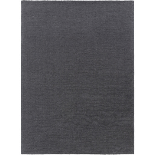 Casual Rugs & Solid Rugs Mystique M-341  Black - Charcoal Hand Loomed Rug