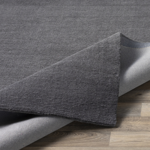 Casual Rugs & Solid Rugs Mystique M-341  Black - Charcoal Hand Loomed Rug
