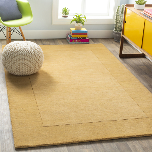 Casual & Solid Rugs Mystique  M-345  Camel - Taupe Hand Loomed Rug