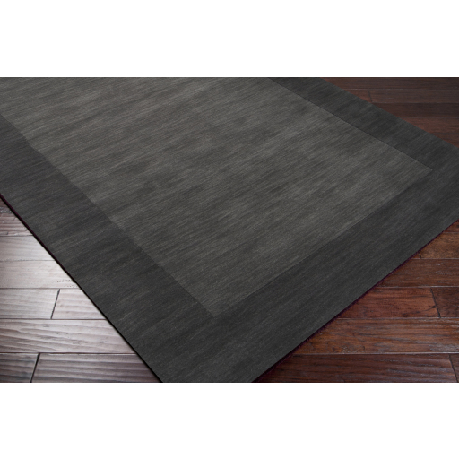Contemporary & Modern Rugs Mystique M-347  Black - Charcoal Hand Loomed Rug