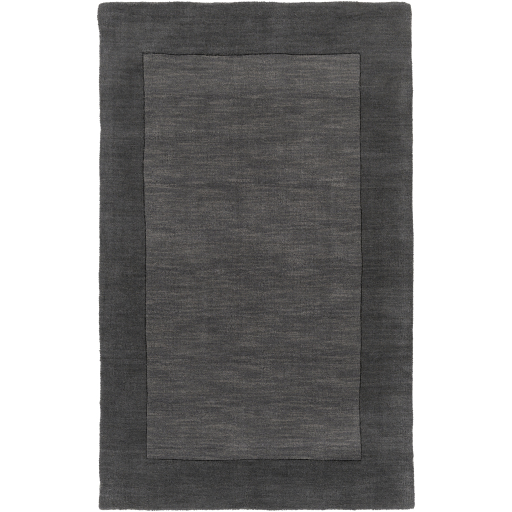 Casual & Solid Rugs Mystique M-347  Black - Charcoal Hand Loomed Rug