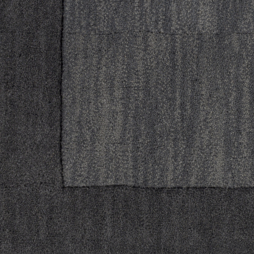 Casual Rugs & Solid Rugs Mystique M-347  Black - Charcoal Hand Loomed Rug