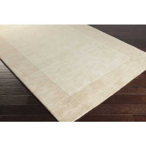 Casual Rugs & Solid Rugs Mystique M-5324  Ivory - Beige Hand Loomed Rug