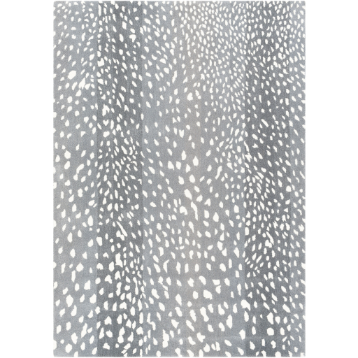 Animal Print Rugs & Cow Hides Athena ATH-5163 (Sample only) Lt. Grey - Grey & Ivory - Beige Hand Tufted Rug