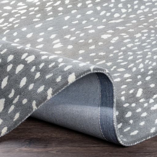 Animal Print Rugs & Cow Hides Athena ATH-5163 (Sample only) Lt. Grey - Grey & Ivory - Beige Hand Tufted Rug