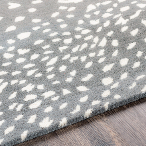 Animal Print Rugs & Cow Hides Athena ATH-5163 (Sample only) Lt. Grey - Grey & Ivory - Beige Hand Tufted Rug