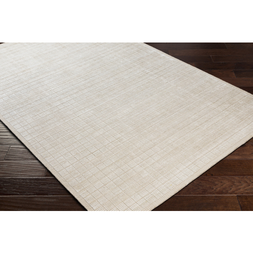 Contemporary & Transitional Rugs Carre CCR-2300 Ivory - Beige Hand Loomed Rug