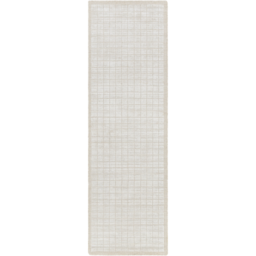 Contemporary & Modern Rugs Carre CCR-2300 Ivory - Beige Hand Loomed Rug
