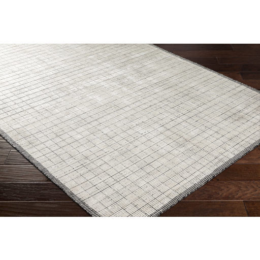 Contemporary & Transitional Rugs Carre CCR-2301 Lt. Grey - Grey & Black - Charcoal Hand Loomed Rug