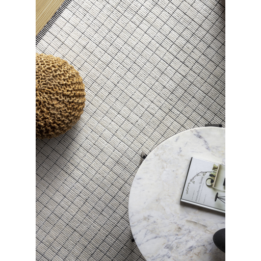 Contemporary Rugs & Transitional Rugs Carre CCR-2301 Lt. Grey - Grey & Black - Charcoal Hand Loomed Rug