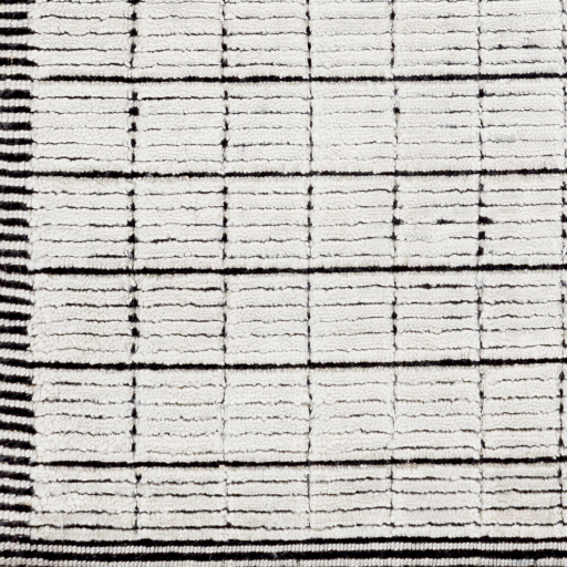 Contemporary Rugs & Transitional Rugs Carre CCR-2301 Lt. Grey - Grey & Black - Charcoal Hand Loomed Rug