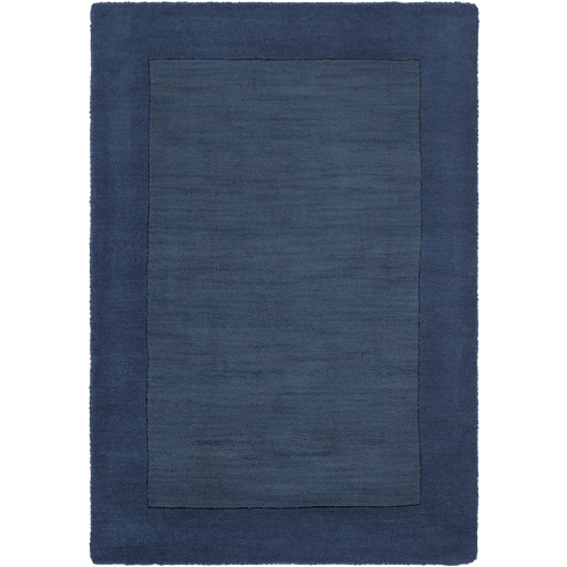 Transitional & Casual Rugs Mystique M-309 (sample only) Medium Blue - Navy Hand Loomed Rug