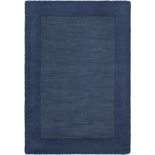 Casual & Solid Rugs Mystique M-309  Medium Blue - Navy Hand Loomed Rug