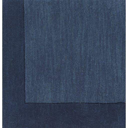 Casual Rugs & Solid Rugs Mystique M-309  Medium Blue - Navy Hand Loomed Rug
