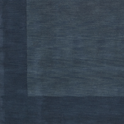Casual Rugs & Solid Rugs Mystique M-309  Medium Blue - Navy Hand Loomed Rug