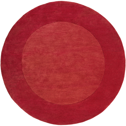 Casual Rugs & Solid Rugs Mystique M-299  Red - Burgundy Hand Tufted Rug
