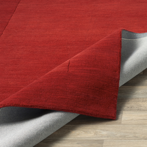 Casual Rugs & Solid Rugs Mystique M-299  Red - Burgundy Hand Tufted Rug
