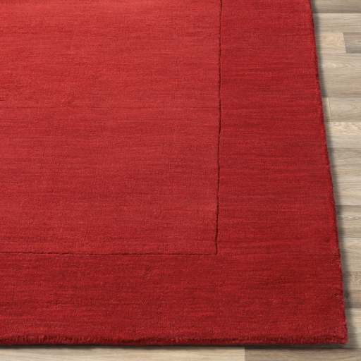 Casual Rugs & Solid Rugs Mystique M-299  Red - Burgundy Hand Tufted Rug