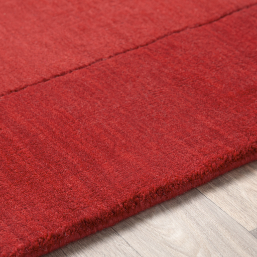 Casual Rugs & Solid Rugs Mystique M-299  Red - Burgundy Hand Tufted Rug