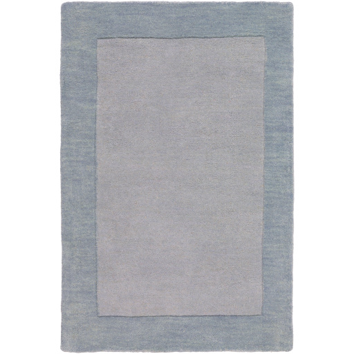 Casual Rugs & Solid Rugs Mystique M-305  Lt. Blue - Blue Hand Tufted Rug