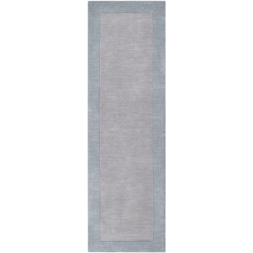 Casual & Solid Rugs Mystique M-305  Lt. Blue - Blue Hand Tufted Rug