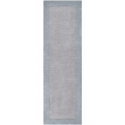 Casual Rugs & Solid Rugs Mystique M-305  Lt. Blue - Blue Hand Tufted Rug