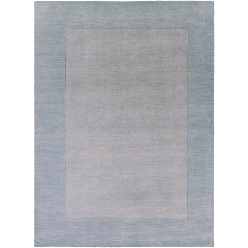 Casual Rugs & Solid Rugs Mystique M-305  Lt. Blue - Blue Hand Tufted Rug